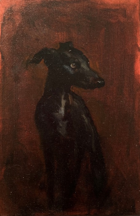 'Black Dog' by artist Alison Friend